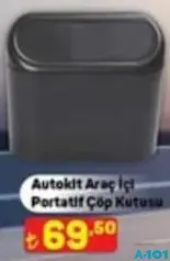 AUTOKİT ARAÇ İÇİ PORTATİF ÇÖP KUTUSU indirimli fiyat AUTOKİT ARAÇ İÇİ PORTATİF ÇÖP KUTUSU fiyat ve kampanya bilgisi